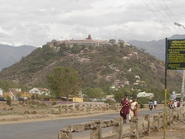 Palani Hill, on top of which lies the Palani Murugan Temple.