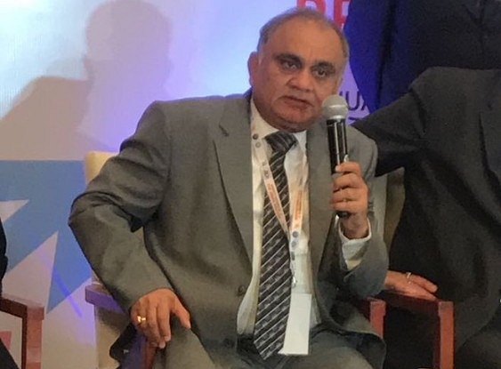 Anup Chandra Pandey at the Investor’s Summit (Anupchandra_IAS/Twitter)