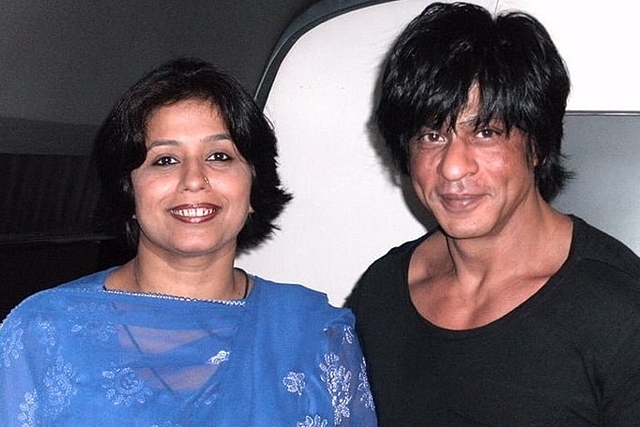 Noor Jehan with Shah Rukh Khan. (pic via Twitter)