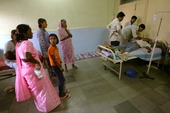 A rural hospital in India. (Uriel Sinai/Getty Images)