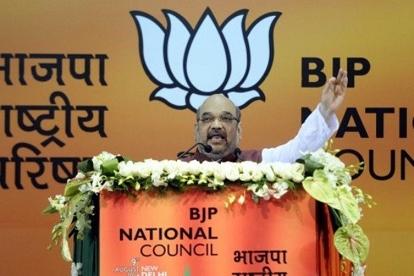 Bharatiya Janata Party (BJP) National President Amit Shah (Sonu Mehta/Hindustan Times via Getty Images via Getty Images)