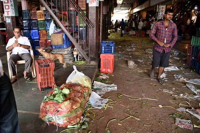 A <i>mandi </i>in Mumbai. (Bachchan Kumar/Hindustan Times via Getty Images)