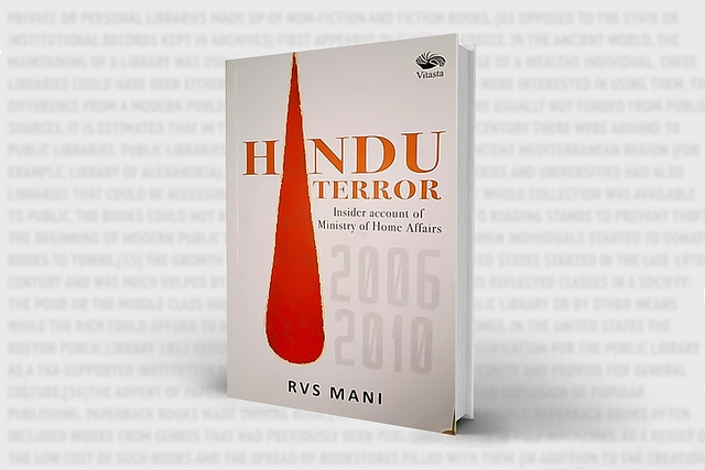 The cover of the book, ‘Hindu Terror’&nbsp;