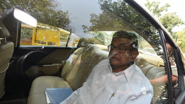 Former Finance Minister P Chidambaram (Sonu Mehta/Hindustan Times via Getty Images)