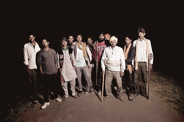  Members of a cow vigilante group pose for a photograph Ramgarh, Rajastha (Allison Joyce/GettyImages)