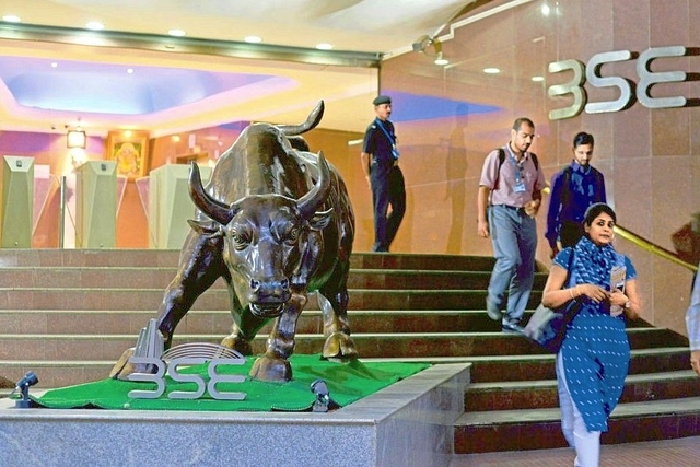 The Bombay Stock Exchange. (GettyImages)