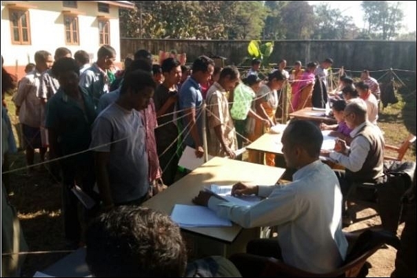 People visiting NSK in Kokrajhar to check inclusion in Part Draft NRC. (NRC Updation Assam/Twitter)