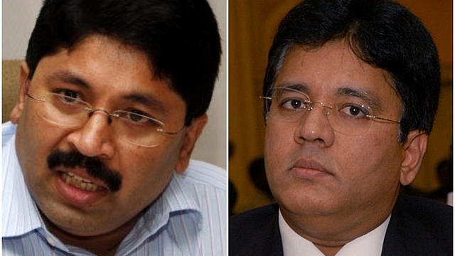 Dayanidhi Maran (L) and Kalanithi Maran. (Getty Images)