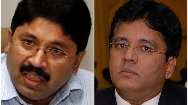 Dayanidhi Maran (L) and Kalanithi Maran. (Getty Images)