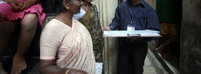 The 2011 Census being conducted in Mumbai (Anshuman Poyrekar/Hindustan Times via Getty Images)