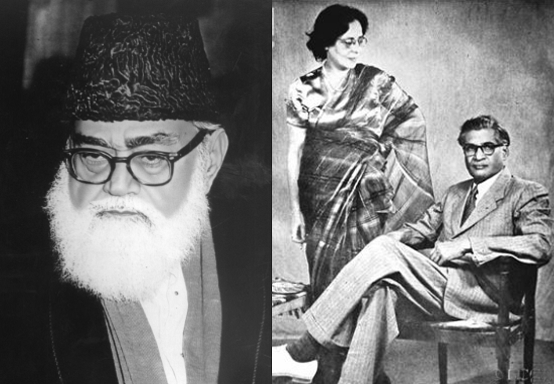 The present pan-Islamist movement in India should be seen as being fathered by both Muadudi of Jamaat-e-Islami, left, and Roy, right, one of the founding fathers of communism in India.