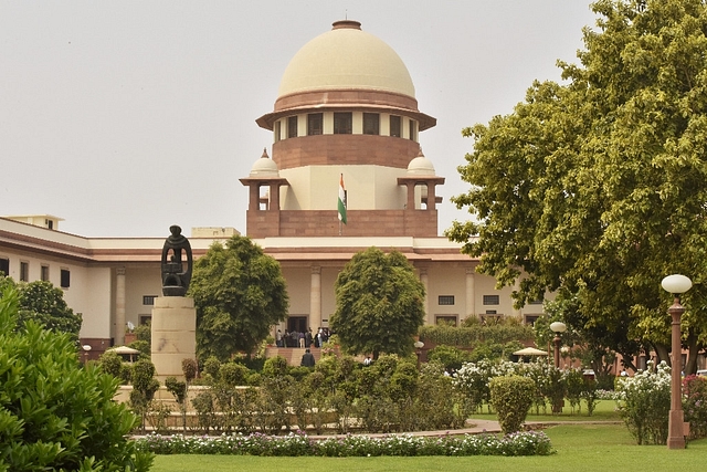 A view of the Supreme Court in New Delhi, India. (Sonu Mehta/Hindustan Times via Getty Images)