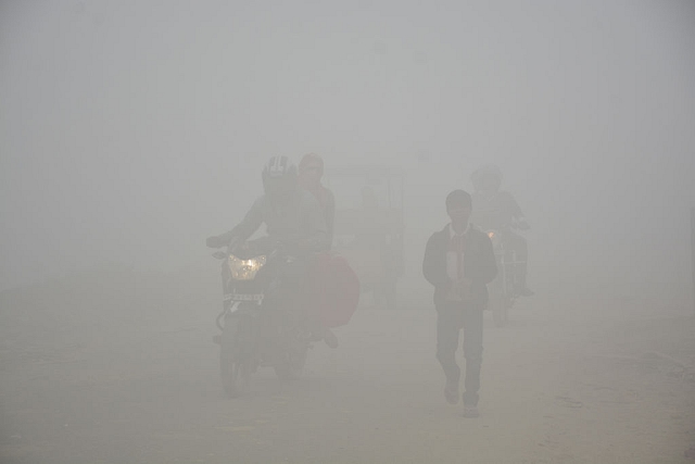 Air pollution in the NCR. (Sakib Ali/Hindustan Times via Getty Images)