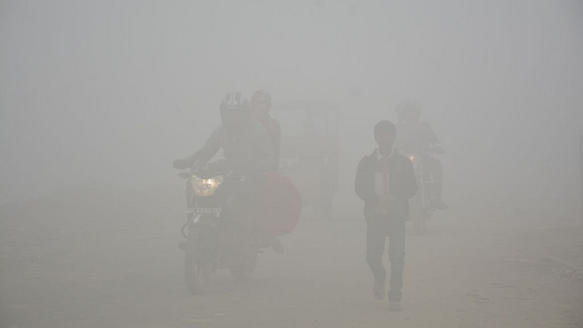 Air pollution in the NCR. (Sakib Ali/Hindustan Times via Getty Images)