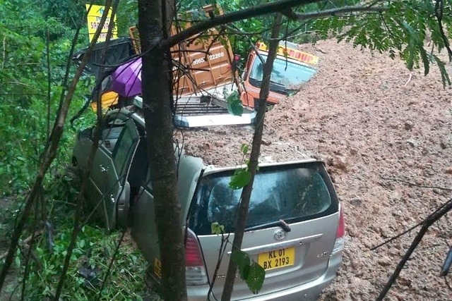 Landslide on NH47 in Kerala. (pic via Twitter)