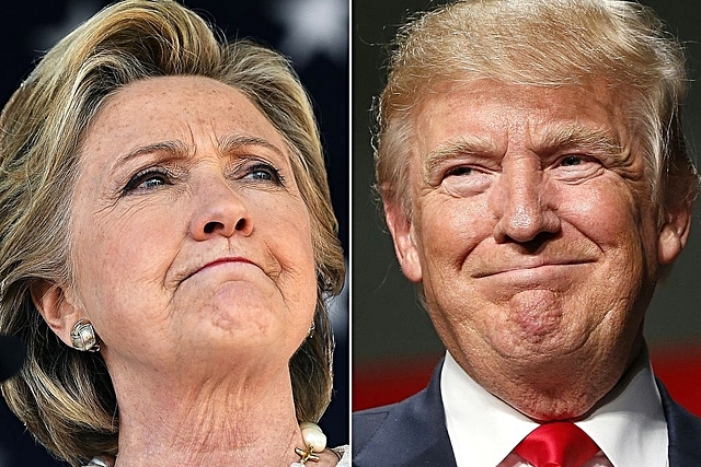 Hillary Clinton and US President Donald Trump (JEWEL SAMAD, JEFF KOWALSKY/AFP/Getty Images)