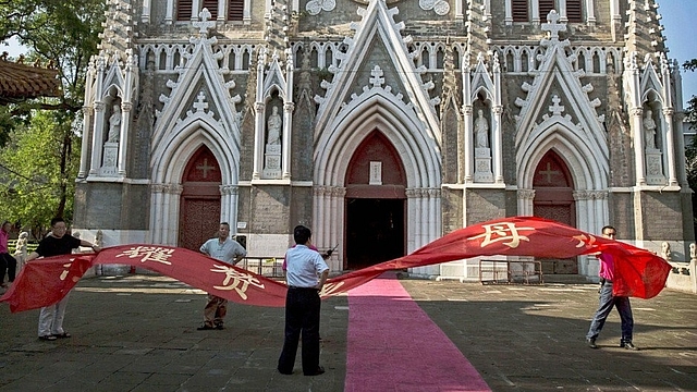 A Church in China. (Kevin Frayer/Getty Images)