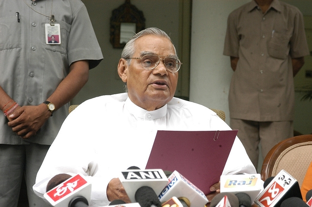 Atal Bihari Vajpayee, former Prime Minister of India. (Sipra Das/The India Today Group/Getty Images)