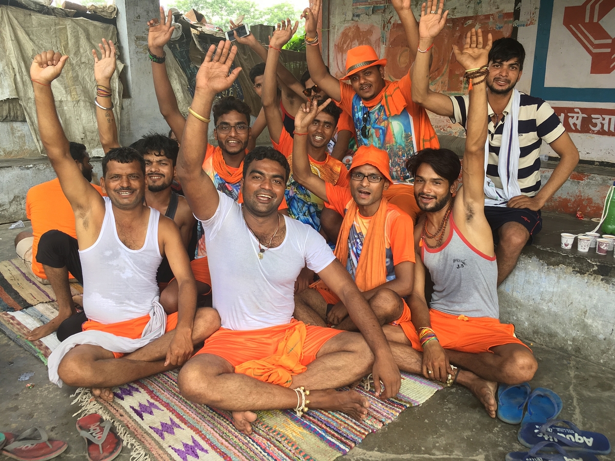 The group of 13 kanwariyas from Moradabad (Swarajya)