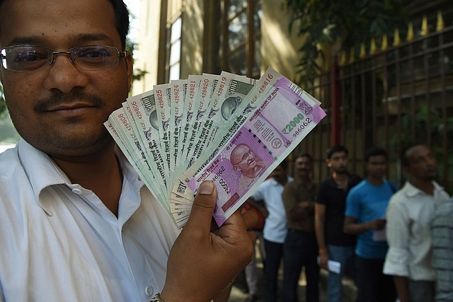 Demonetisation. (PUNIT PARANJPE/AFP/GettyImages)