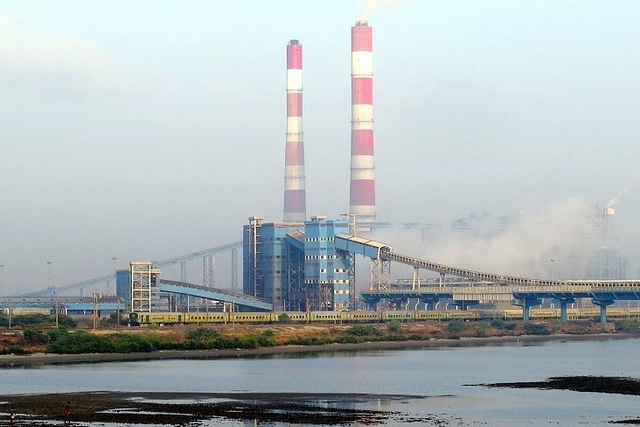 A view of the Vallur thermal plant.&nbsp;