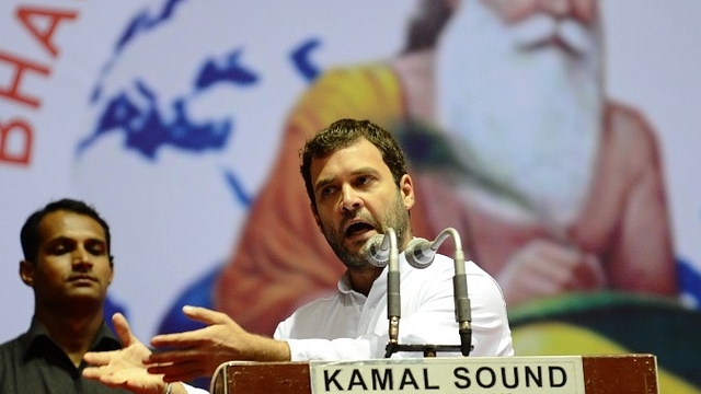 Congress vice-president Rahul Gandhi speaking at an event in New Delhi. (GettyImages)