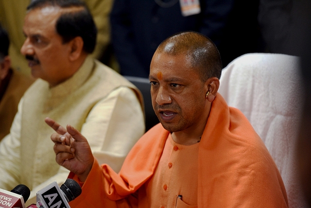 Uttar Pradesh chief minister Yogi Adityanath. (Virendra Singh Gosain/Hindustan Times via Getty Images)