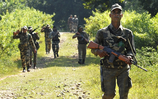 Representative Image of Security Forces in Chhattisgarh (Samir Jana/Hindustan Times via Getty Images)