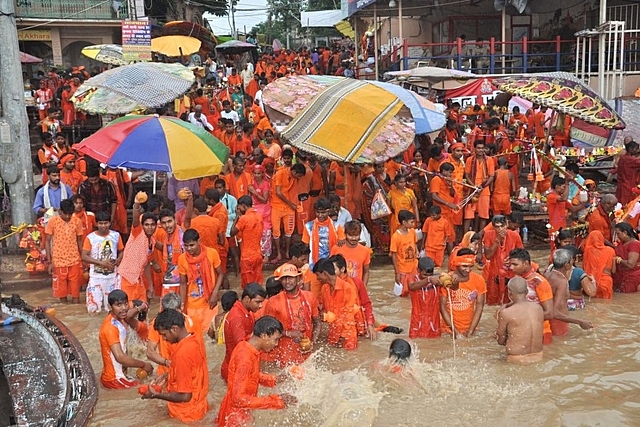 Representative image of a Kanwar Yatra (Rajesh Kumar/Hindustan Times via Getty Images)