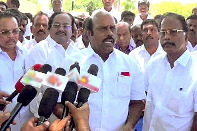 E V Velu, a former minister in Dravida Munnetra Kazhagam government.   