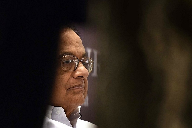 Congress leader P Chidambaram during the launch of Salman Khurshids book ‘Spectrum Politics’. (Photo by Raj K Raj/ Hindustan Times via Getty Images)&nbsp;