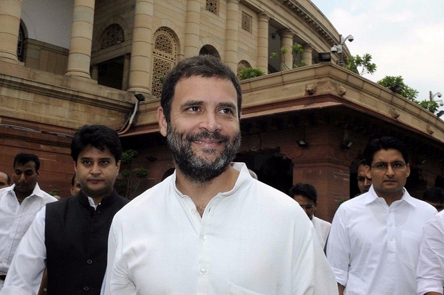 Rahul Gandhi’s elevation is all but a formality. (Sonu Mehta/Hindustan Times via Getty Images)