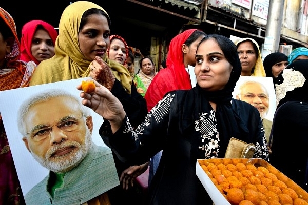 Muslim Woman Assaulted And Threatened With Triple Talaq For Making A Painting Of Her Tying Rakhi To Modi 
