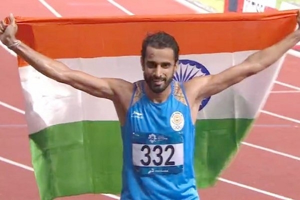 Gold medal winner Manjit Singh (@India_AllSports/Twitter)&nbsp;