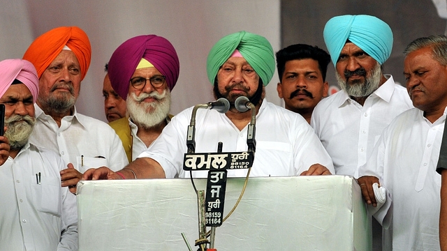 Punjab Chief Minister Captain Amarinder Singh. (Pardeep Pandit/Hindustan Times via Getty Images)