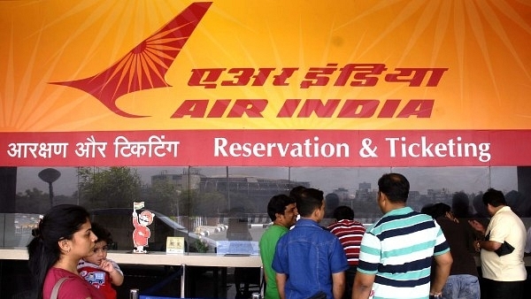  Reservation and ticketing counter of Air India (Kalpak Pathak/Hindustan Times via Getty Images)