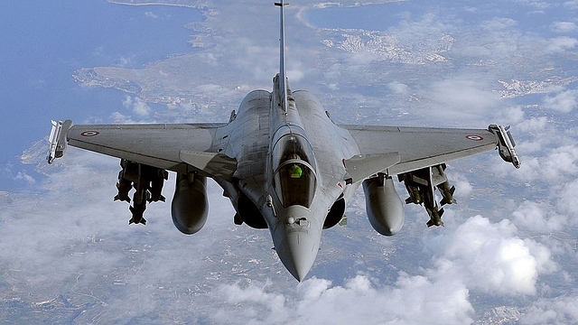  A French Rafale fighter jet from the Istres military airbase (GERARD JULIEN/AFP/GettyImages)