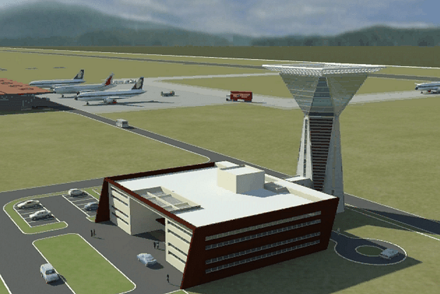 An artistic rendering of Sindudurg Airport (IRB Infrastructure)