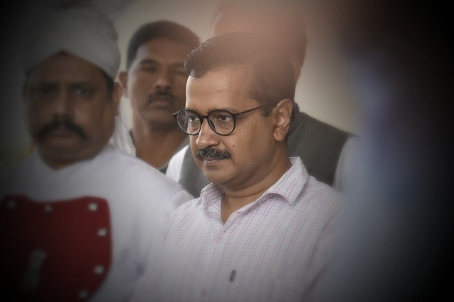 Delhi Chief Minister Arvind Kejriwal during the budget session at Delhi Vidhan Sabha in 2018. (Raj K Raj/Hindustan Times via Getty Images)&nbsp;