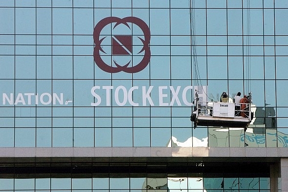 NSE building at Bandra Kurla complex (Vikas Khot./Hindustan Times via Getty Images)