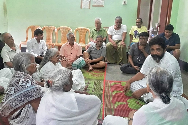 A Yoga Camp organised for the residents of Helping Hands Old Age Home, Guwahati by the Assam Government. (representative image) (via Twitter)