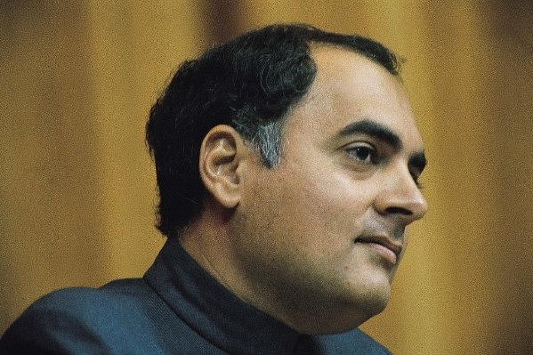 India’s former prime minister Rajiv Gandhi (Pramod Pushkarna/The India Today Group/Getty Images)