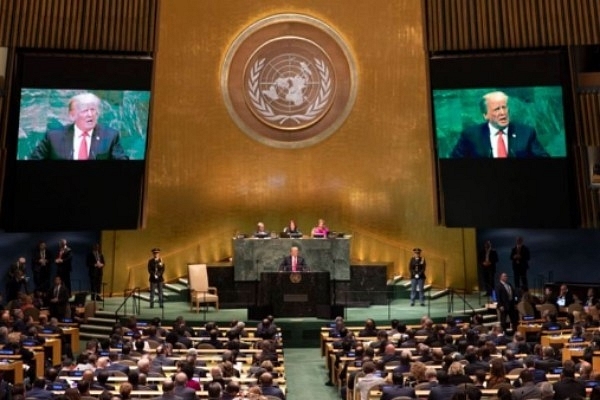 Donald Trump addressing UNGA (@realdonaldtrump/Twitter)