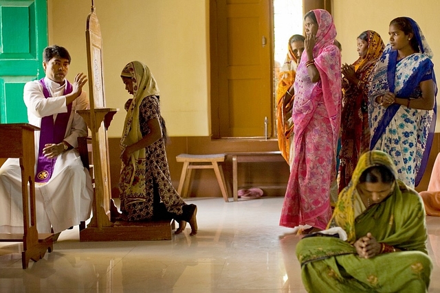 A church in Orissa. (Daniel Berehulak/Getty Images)