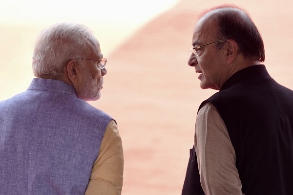 Prime Minister Narendra Modi with Finance Minister Arun Jaitley (Sonu Mehta/Hindustan Times via Getty Images)