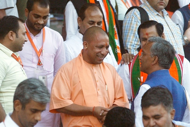 Uttar Pradesh Chief Minister Yogi Adityanath. (Qamar Sibtain/India Today Group/Getty Images)