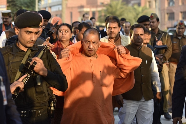 Uttar Pradesh Chief Minister Yogi Adityanath. (Photo by Virendra Singh Gosain/Hindustan Times via Getty Images)