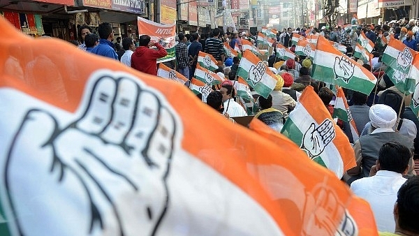 
Congress party flags. (NARINDER NANU/AFP/Getty Images)

