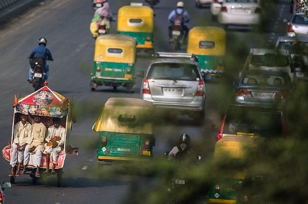 View of CNG powered autos