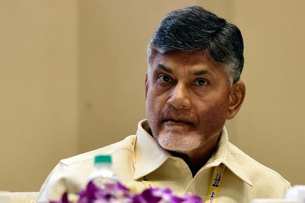 Andhra Pradesh CM N Chandrababu Naidu (Photo by Mohd Zakir/Hindustan Times via Getty Images)